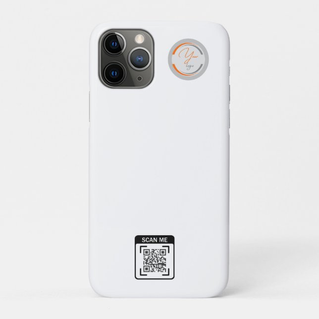 Benutzerdefinierter Logo QR-Code Geschäft Case-Mate iPhone Hülle (Rückseite)