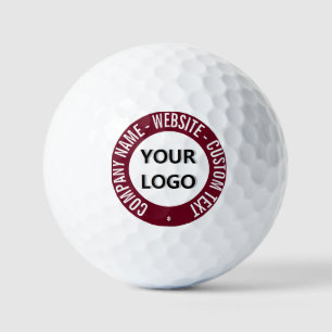 Benutzerdefinierter Logo-Text und Berufliche Golfb Golfball