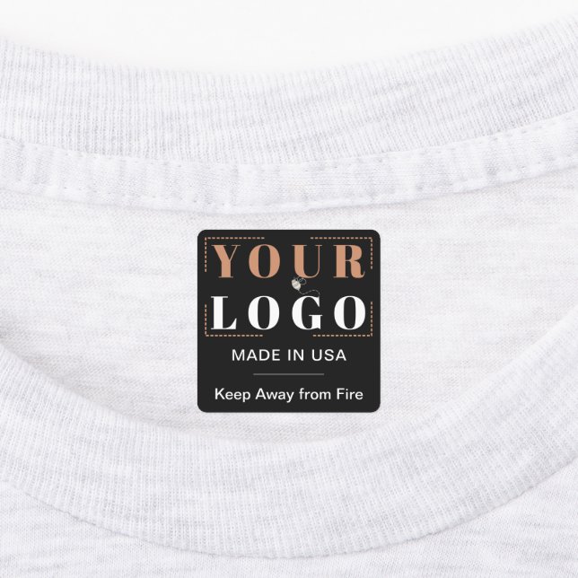 Benutzerdefinierter Logo-Text und Country-Kleidung Etiketten (Befestigt)