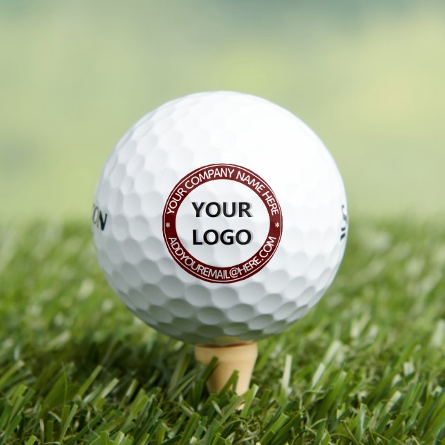 Benutzerdefinierter Logo-Text und Farbkombinatione Golfball (Insitu T-Shirt)