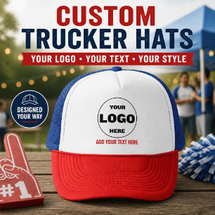 Benutzerdefinierter Logo- und Text-Baseball-Trucke Truckerkappe