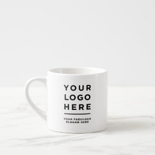 Benutzerdefinierter Logo und Text Espresso-Tasse o Espressotasse