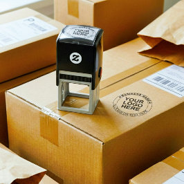 Benutzerdefinierter Logostempel für Kartons (Firme Permastempel