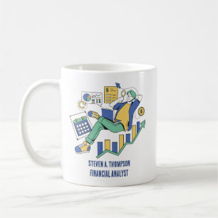 Benutzerdefinierter lustiger Finanzbecher Kaffeetasse