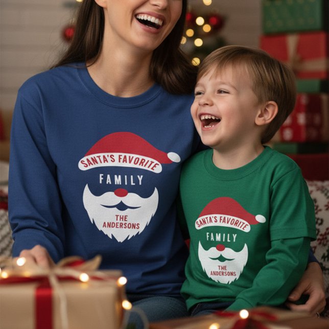 Benutzerdefinierter lustiger Name des Lieblingsfam Tri-Blend Shirt (Von Creator hochgeladen)