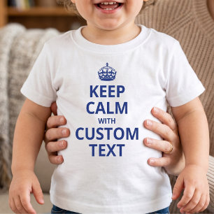 Benutzerdefinierter lustiger Slogan Keep Calm Gr T-Shirt