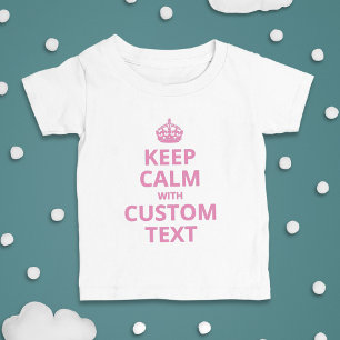 Benutzerdefinierter lustiger Slogan Keep Calm Gr T-Shirt