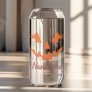 Benutzerdefinierter Mädchenhafter Jack O Lantern K Dosenglas