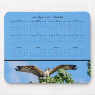 Benutzerdefinierter Majestic Osprey Schreibtischka Mousepad