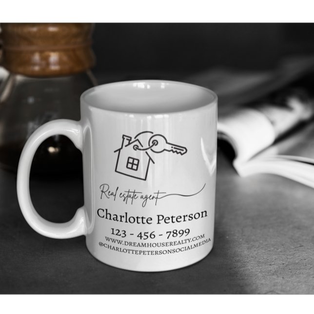 Benutzerdefinierter Makler-Kaffeebecher Kaffeetasse (Von Creator hochgeladen)