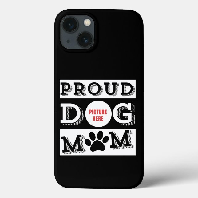 Benutzerdefinierter Mama für Hunde Case-Mate iPhone Hülle (Rückseite)