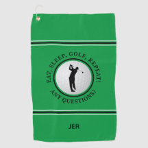 Benutzerdefinierter männlicher Golfer Ball Grünes 