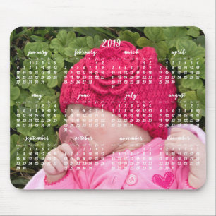 Benutzerdefinierter Maus-Pad-Kalender 2019 Foto hi Mousepad