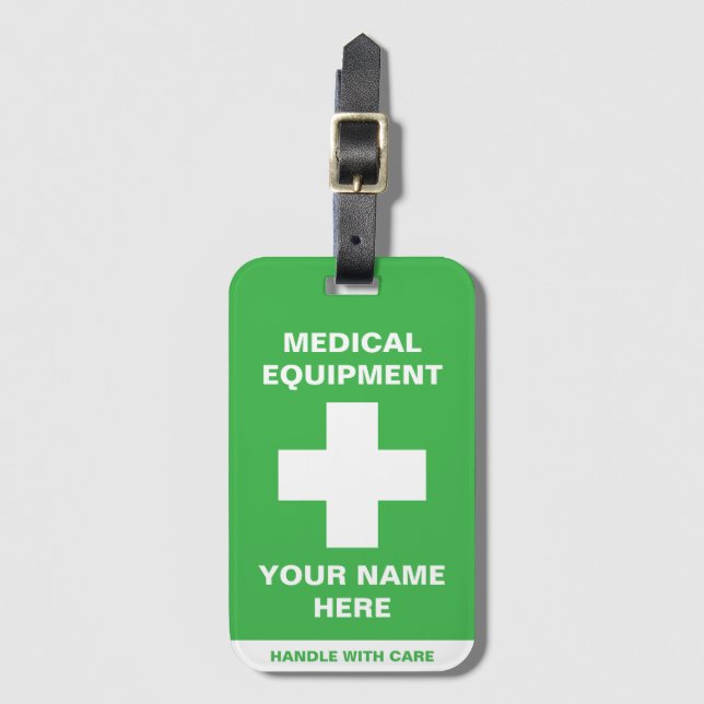 Benutzerdefinierter medizinischer Umgang mit Vorsi Gepäckanhänger (Vorderseite Vertikal)