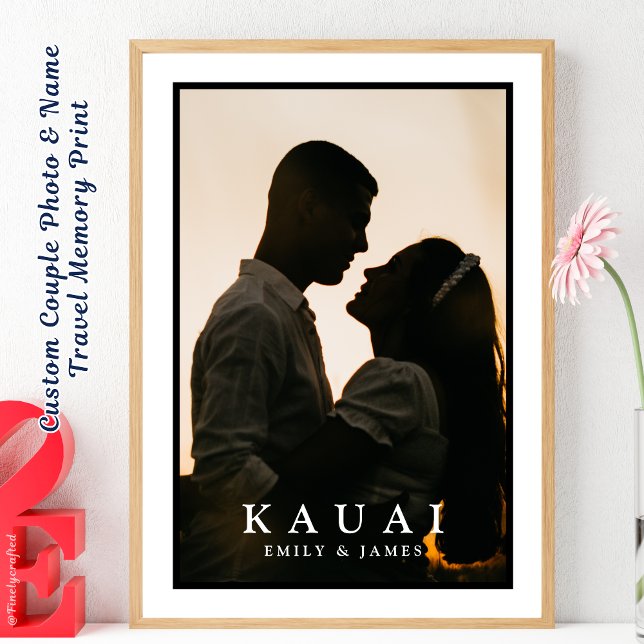 Benutzerdefinierter Mehrfach-Foto- und Namensspeic Fotodruck (Von Creator hochgeladen)