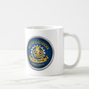 Benutzerdefinierter Meister Elektriker Professiona Kaffeetasse