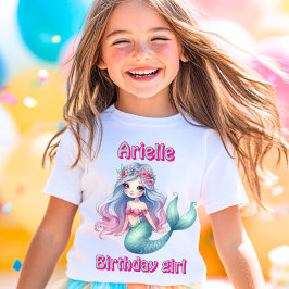 Benutzerdefinierter Mermaid-Minenname T-Shirt