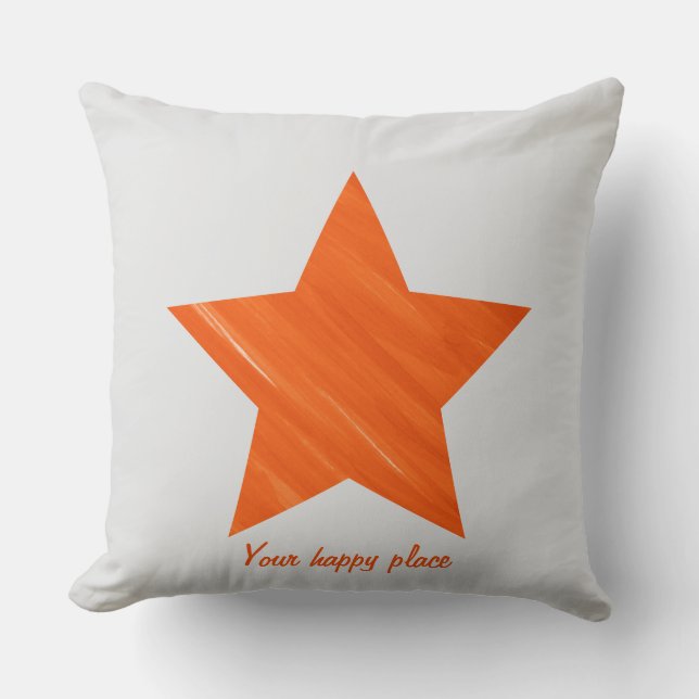 Benutzerdefinierter Minimaler Cooler ästhetischer  Kissen (Vorderseite)