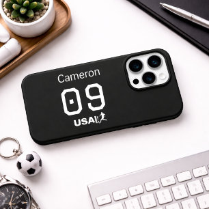 Benutzerdefinierter minimalistischer amerikanische iPhone 15 pro hülle