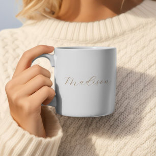 Benutzerdefinierter minimalistischer Becher mit ku Kaffeetasse