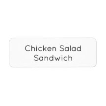 Benutzerdefinierter minimalistischer Catering-Lebe