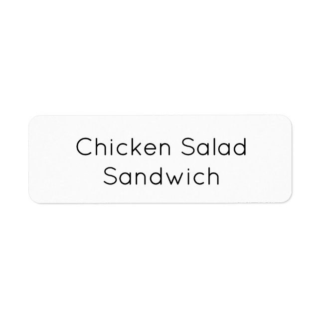 Benutzerdefinierter minimalistischer Catering-Lebe (Vorne)