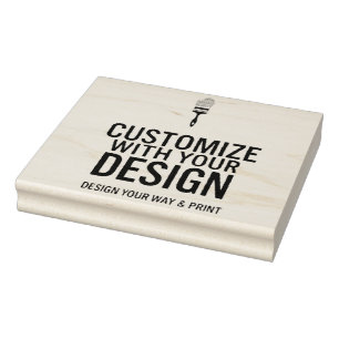 Benutzerdefinierter minimalistischer personalisier gummistempel