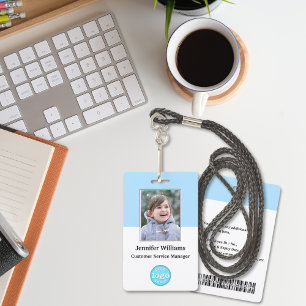 Benutzerdefinierter Mitarbeiter Name Foto Barcode  Ausweis