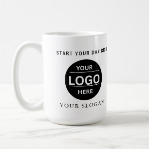 Benutzerdefinierter moderner Geschäftslogo-Branded Kaffeetasse