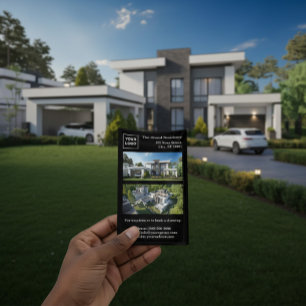 Benutzerdefinierter moderner Immobilienflyer mit Q Flyer