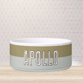 Benutzerdefinierter, moderner Name des zwei Tone-T Napf