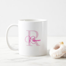 Benutzerdefinierter Monogramm-Becher