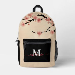 Benutzerdefinierter Monogrammname für japanische K Bedruckter Rucksack