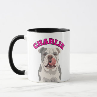 Benutzerdefinierter mürrischer englischer Bulldogg Tasse