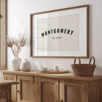 Benutzerdefinierter Nachname Est Datum Familienges