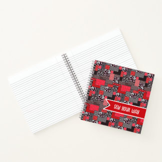 Benutzerdefinierter Näh-Patchwork-Entwurf 'Nähe De Notizbuch