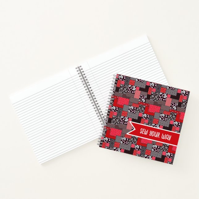 Benutzerdefinierter Näh-Patchwork-Entwurf 'Nähe De Notizbuch (Innenseite)