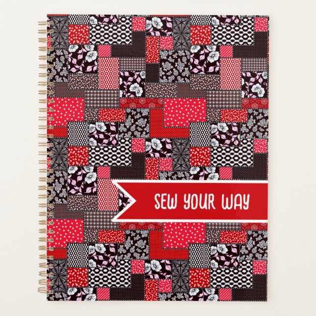 Benutzerdefinierter Näh-Patchwork-Entwurf 'Nähe De Planer (Vorderseite)