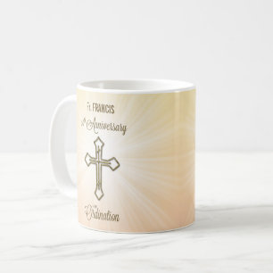 Benutzerdefinierter Name, 10. Weihejubiläum Kaffeetasse