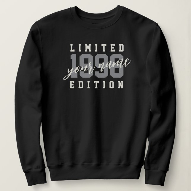 Benutzerdefinierter Name 1996 Limitierte Auflage,  Sweatshirt (Design vorne)