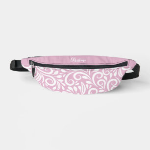 Benutzerdefinierter Name Abstrakte Blumen Elegant  Bauchtasche
