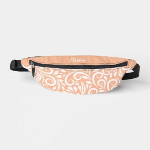Benutzerdefinierter Name Abstrakte Blumen Elegant Bauchtasche