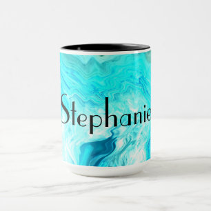 Benutzerdefinierter Name Achat Mineralien Geode Ku Tasse