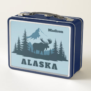 Benutzerdefinierter Name ALASKA Metall Brotdose