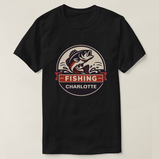 Benutzerdefinierter Name Angelspiel T-Shirt (Design vorne)
