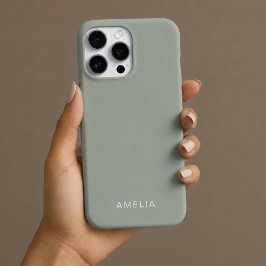 Benutzerdefinierter Name Aschfarbe iPhone-Hülle iPhone 16 Pro Hülle