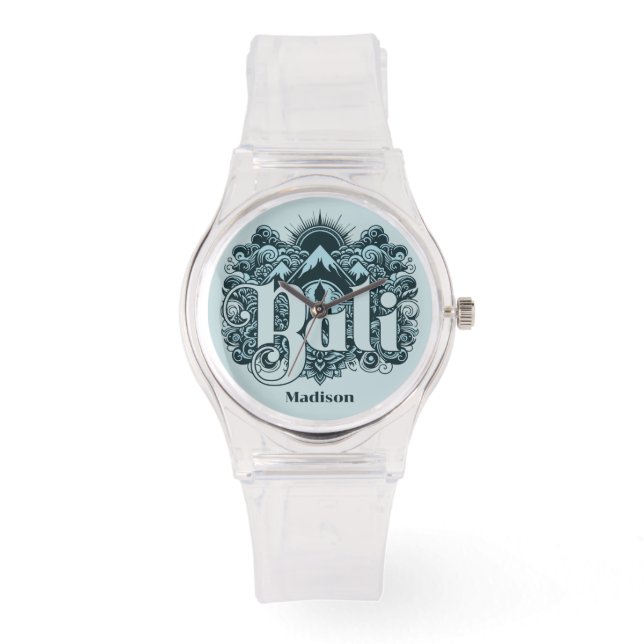 Benutzerdefinierter Name Bali Armbanduhr (Vorderseite)
