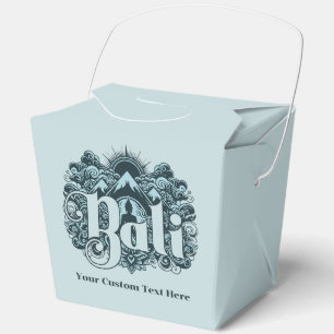 Benutzerdefinierter Name Bali Geschenkschachtel