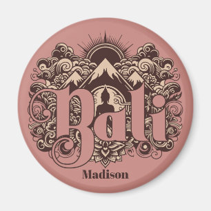 Benutzerdefinierter Name Bali Magnet