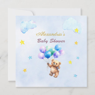 Benutzerdefinierter Name Bär schwebende Ballons Ba